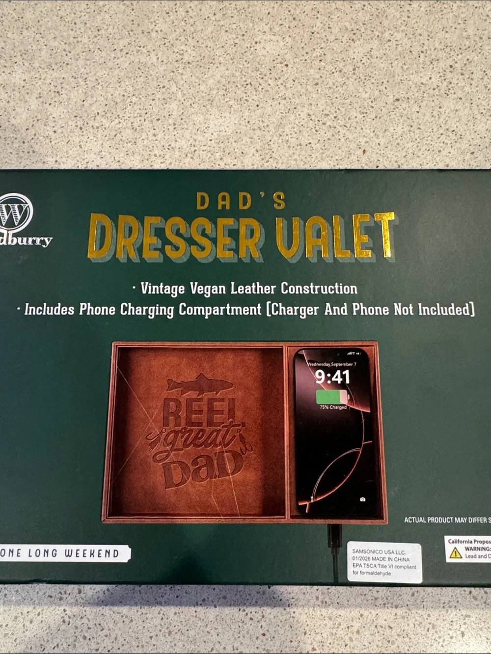 Men's Dresser Valet Tray - Reel Great Dad